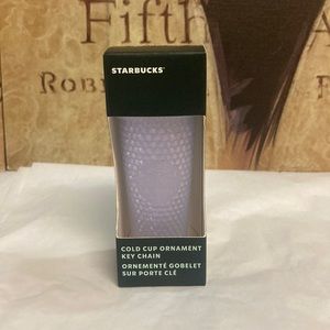 Starbucks 2021 Icy Lilac Studded Ornament Keychain